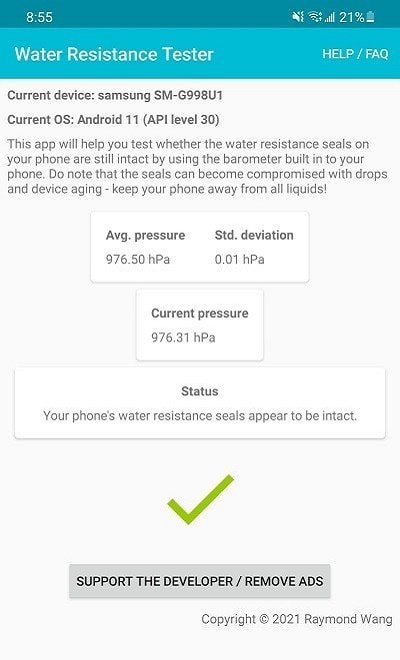 WaterResistanceTester