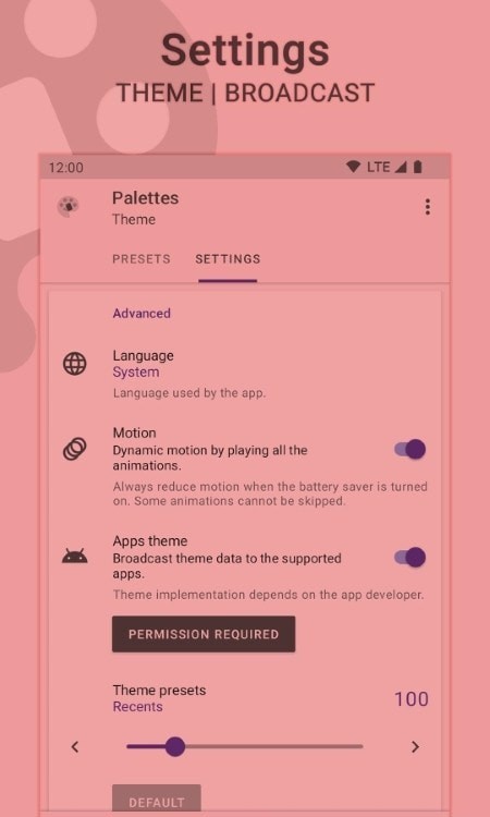 Palettes