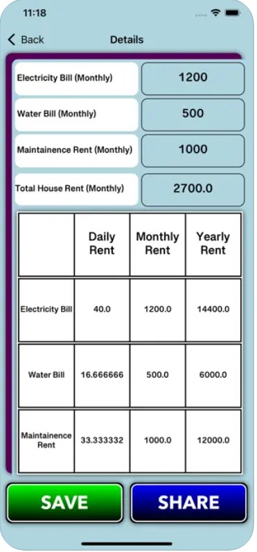 确定房屋租金app