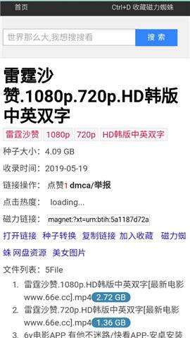 蜘蛛磁力免费搜索