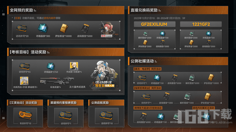 少女前线2追放兑换码大全2024 礼包兑换码使用位置介绍